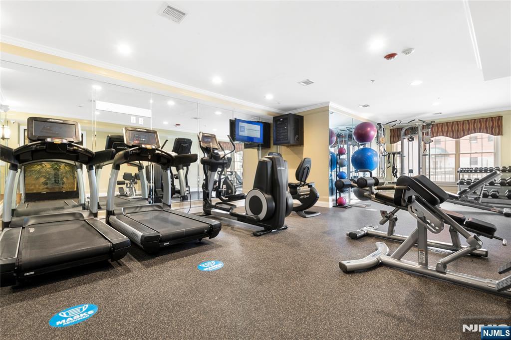 54 Polifly Road, Unit 311 Hackensack, NJ 07601 - Photo 20 of 20 a view of a room with gym equipment