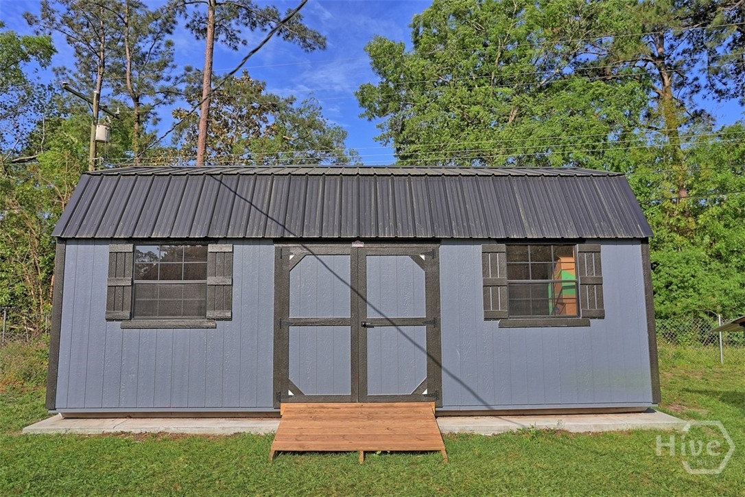 13506 Rockingham Road Savannah, GA 31419 - Photo 44 of 46 Backyard with Shed View