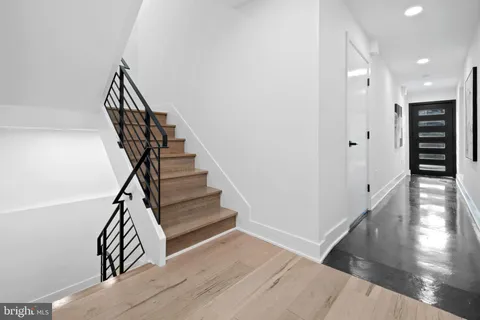 a car with a sink and a mirror