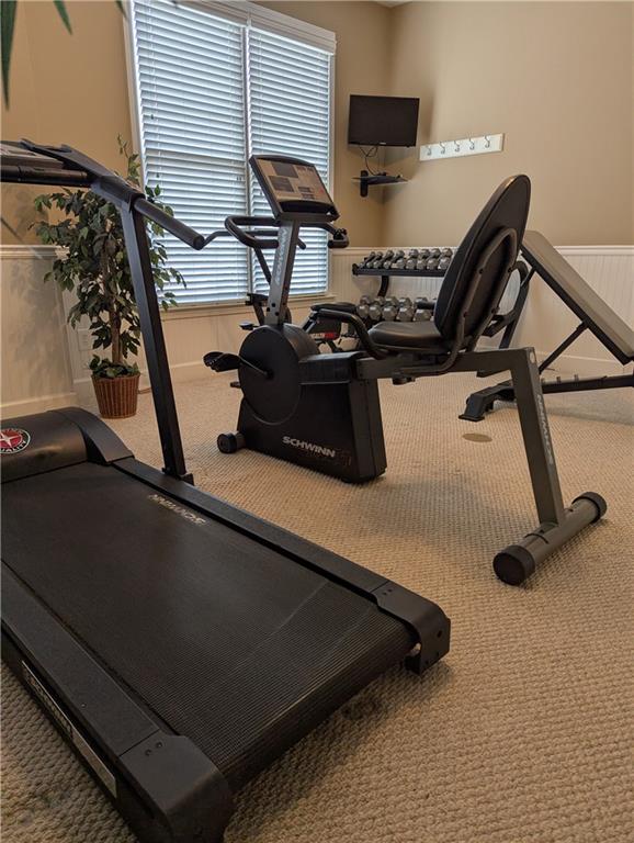 2017 MacLand Square Drive, Unit 9 Marietta, GA 30064 - Photo 27 of 30 a view of a room with gym equipment