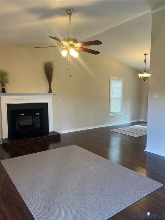 9055 Castle Point Road Glen Allen, VA 23060 - Photo 2 of 19 a view of empty room with wooden floor and fireplace