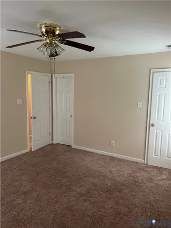 a view of an empty room