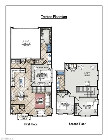 $337,000 | 1729 Westfall Street, Kernersville, NC 27284