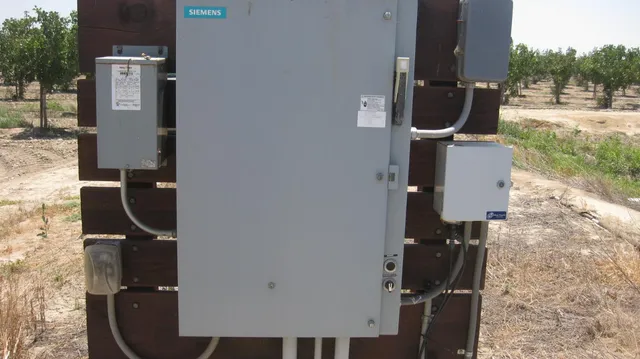 a view of a lake from a yard