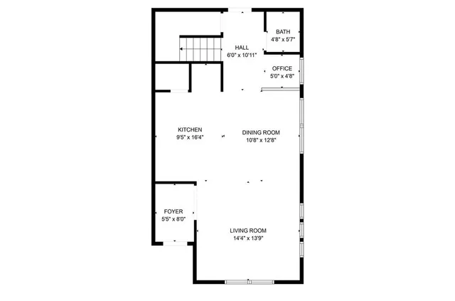 a picture of floor plan