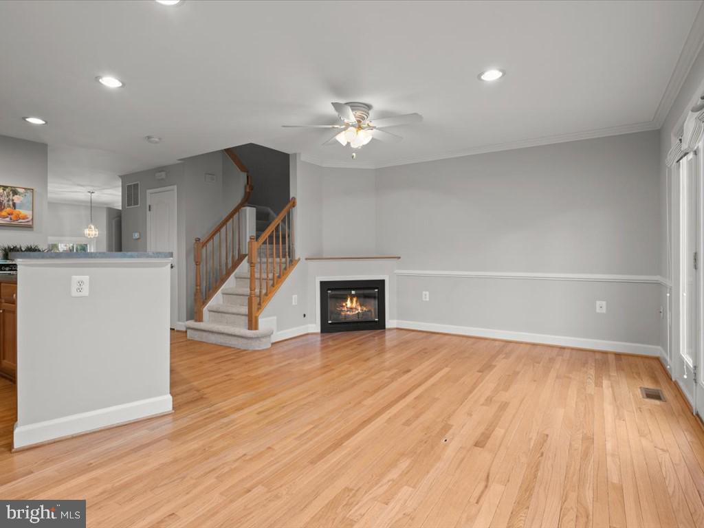 123 Rivanna Terrace Southwest Leesburg, VA 20175 - Photo 9 of 53 Family Rm with Gas FP and Hardwood Floors