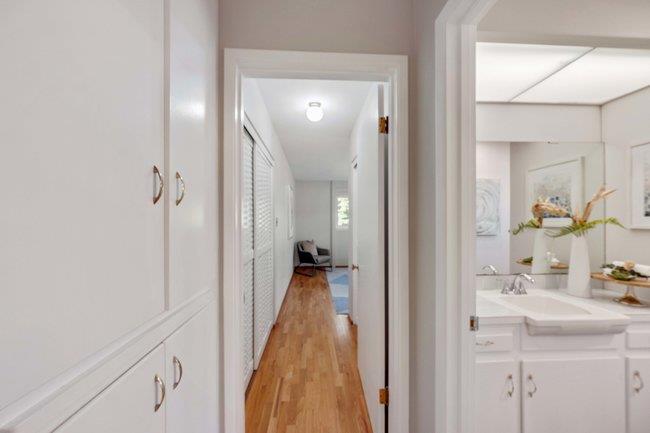 1024 West Riverside Way San Jose, CA 95129 - Photo 19 of 31 a view of a bathroom from the hallway