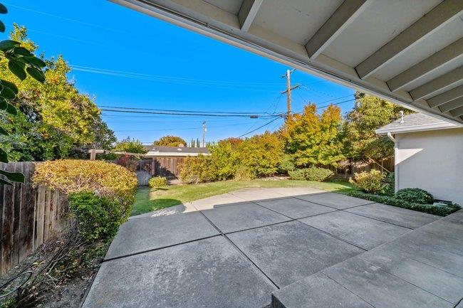 1024 West Riverside Way San Jose, CA 95129 - Photo 25 of 31 a view of a backyard