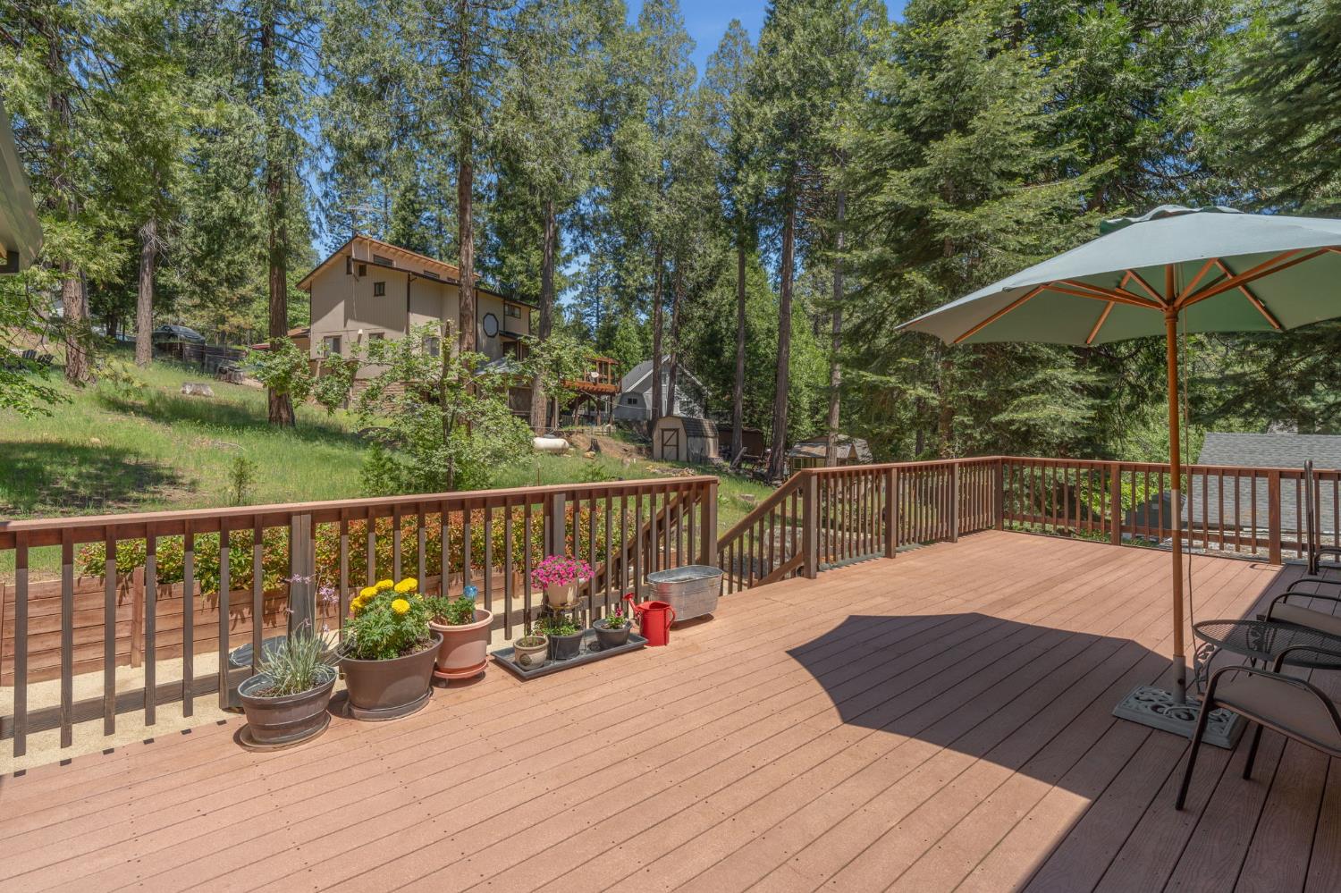 6221 Speckled Road Pollock Pines, CA 95726 - Photo 34 of 41 a view of balcony with deck and wooden floor