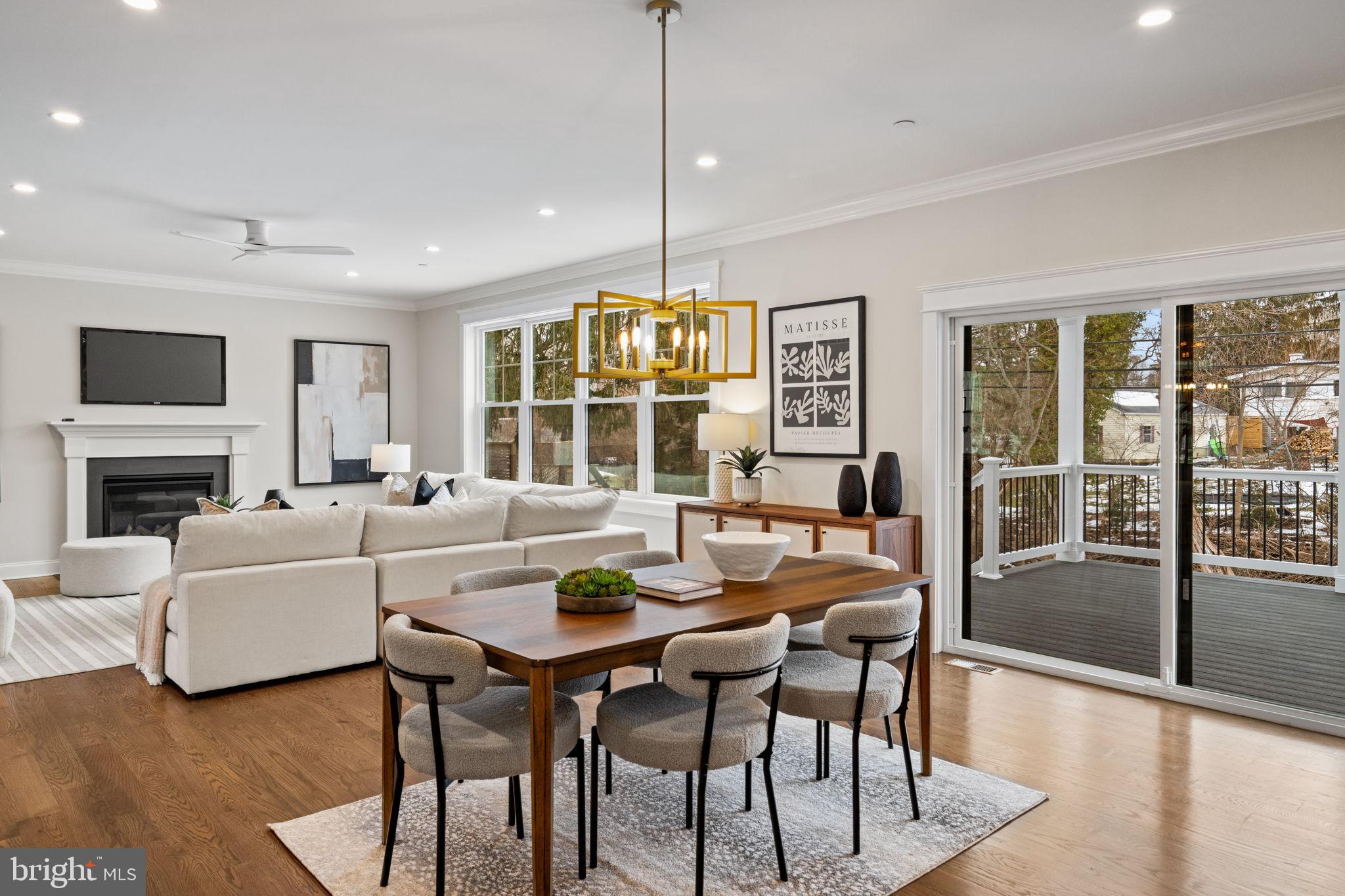 305 Glenway Road Glenside, PA 19038 - Photo 23 of 93 a view of a dining room with furniture window and wooden floor