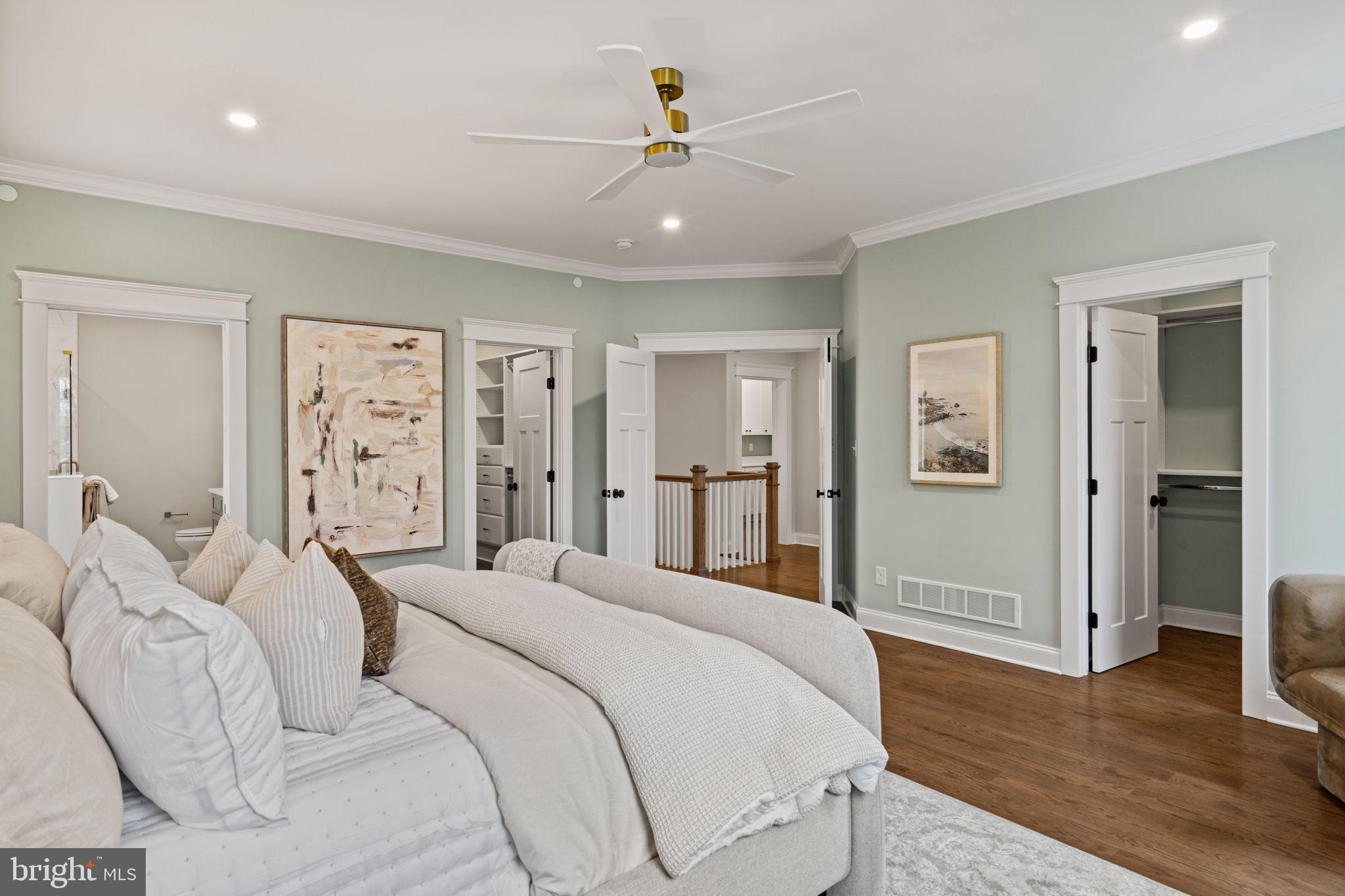 305 Glenway Road Glenside, PA 19038 - Photo 77 of 93 a spacious bedroom with a large bed and closet