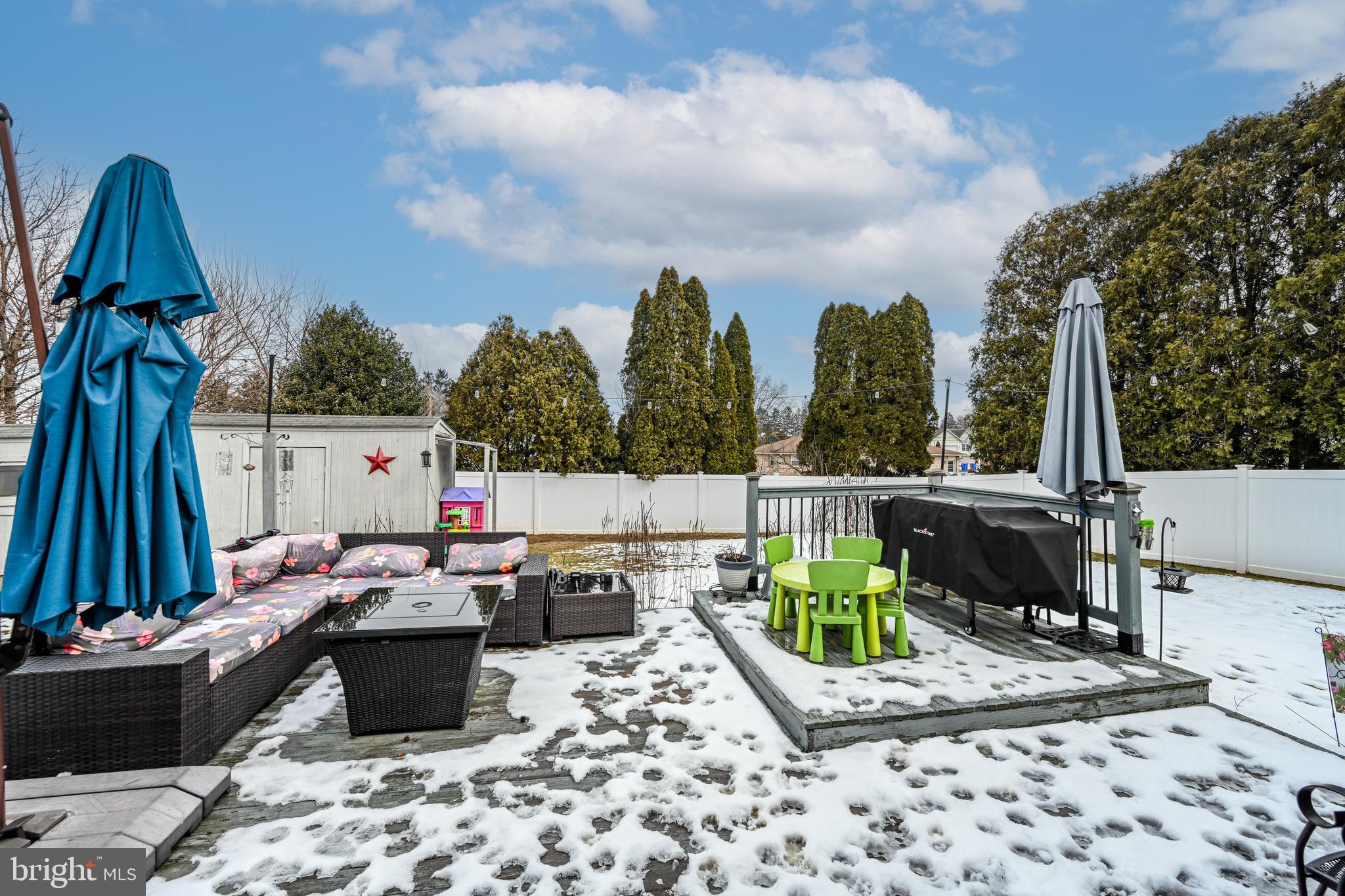 3541 Village Road Dover, PA 17315 - Photo 24 of 36 a view of roof deck with a barbeque