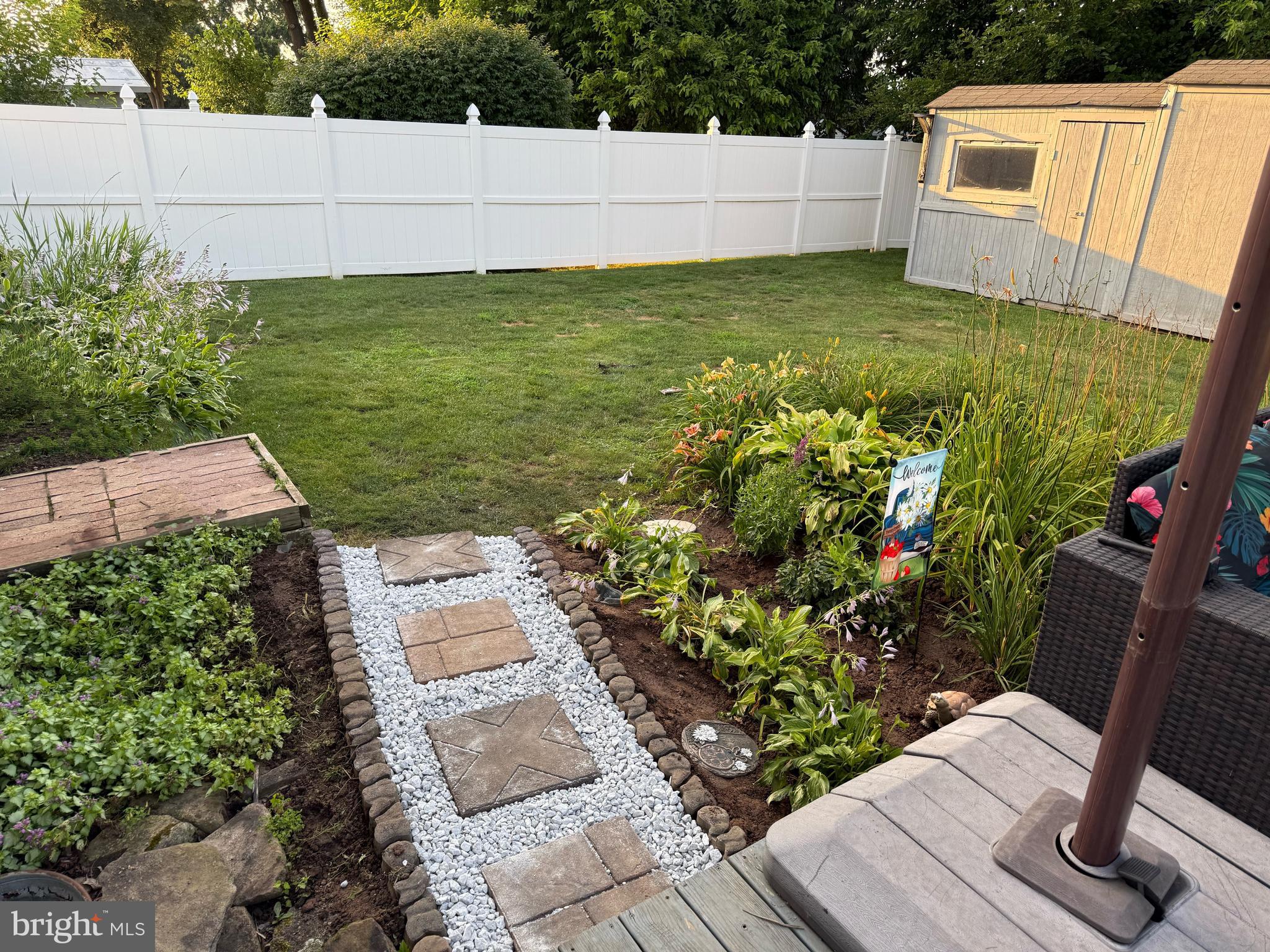 3541 Village Road Dover, PA 17315 - Photo 33 of 36 a view of a backyard with potted plants