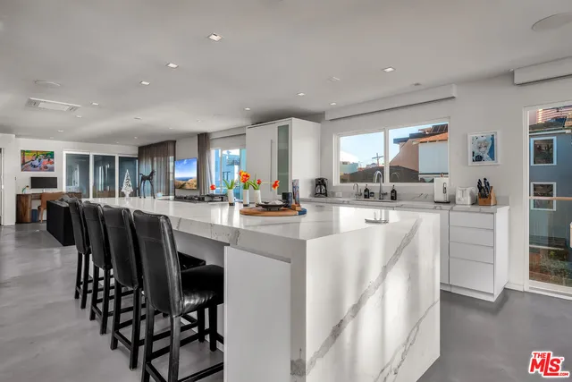 a workspace with furniture and window