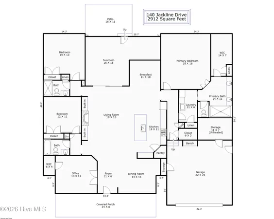 $845,000 | 140 Jackline Drive, Hampstead, NC 28443