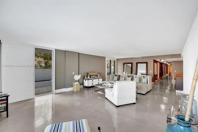 a large kitchen with lots of counter top space