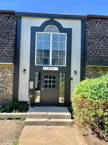 a view of front door of house