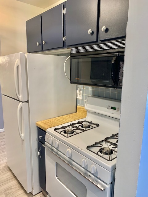 879 Trace Drive, Unit 202 Buffalo Grove, IL 60089 - Photo 9 of 18 a white stove top oven sitting inside of a kitchen