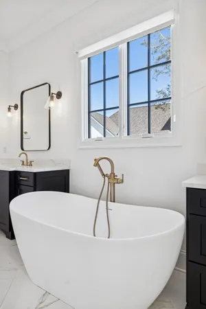 wooden floor in an empty room and a window