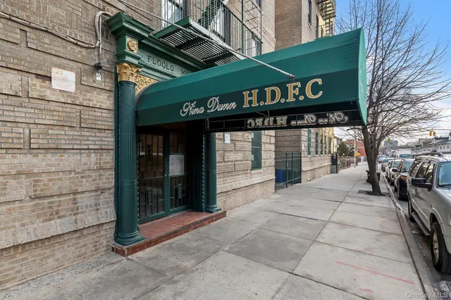 a view of shops in a street