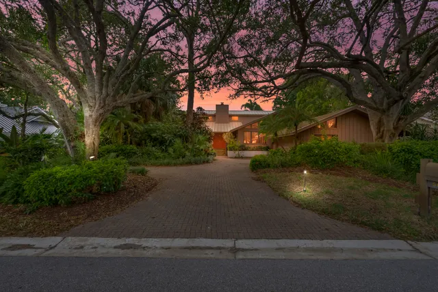 a view of street with houses
