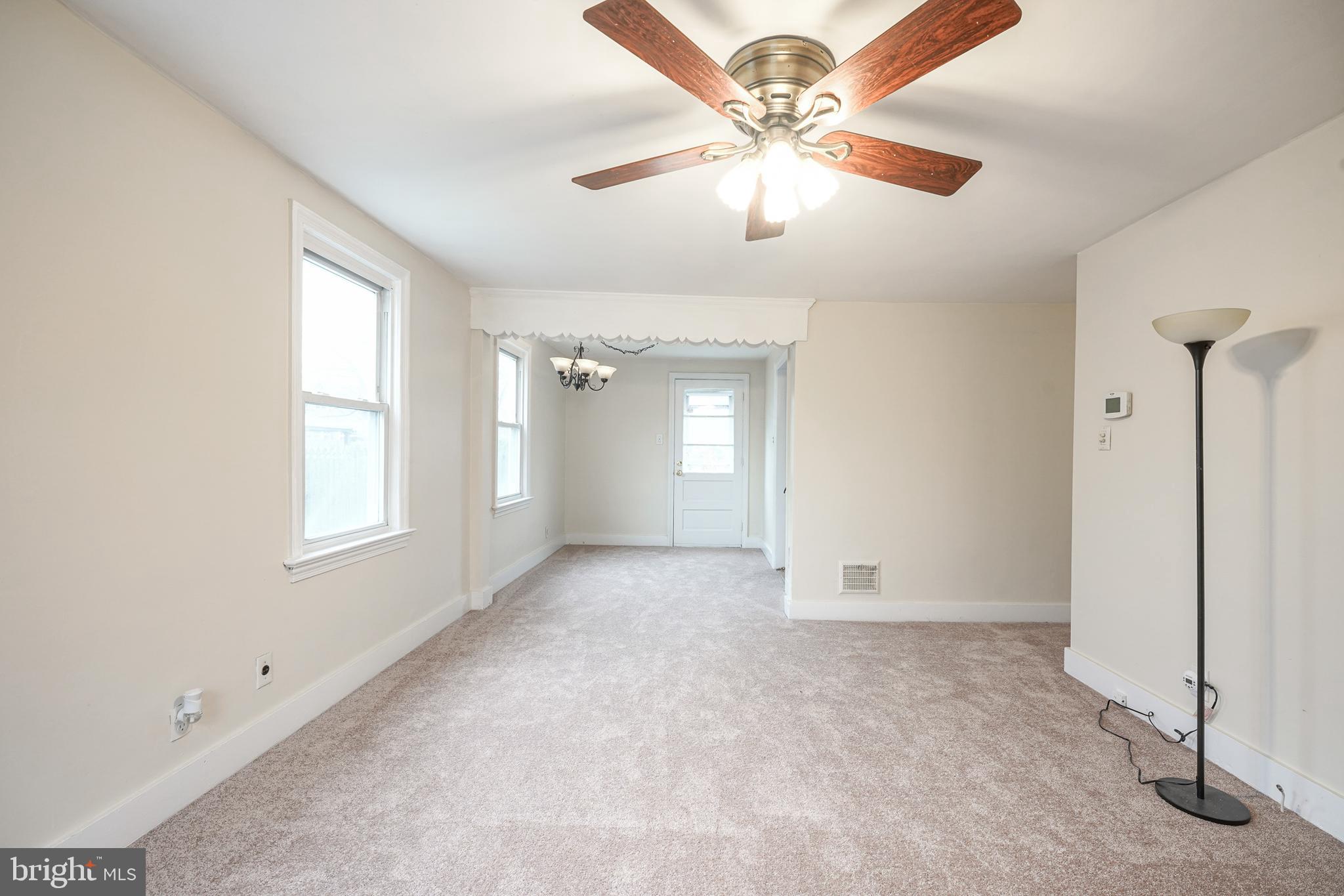 872 Bridgeboro Street Riverside, NJ 08075 - Photo 18 of 19 View from Living Room into Dining Room