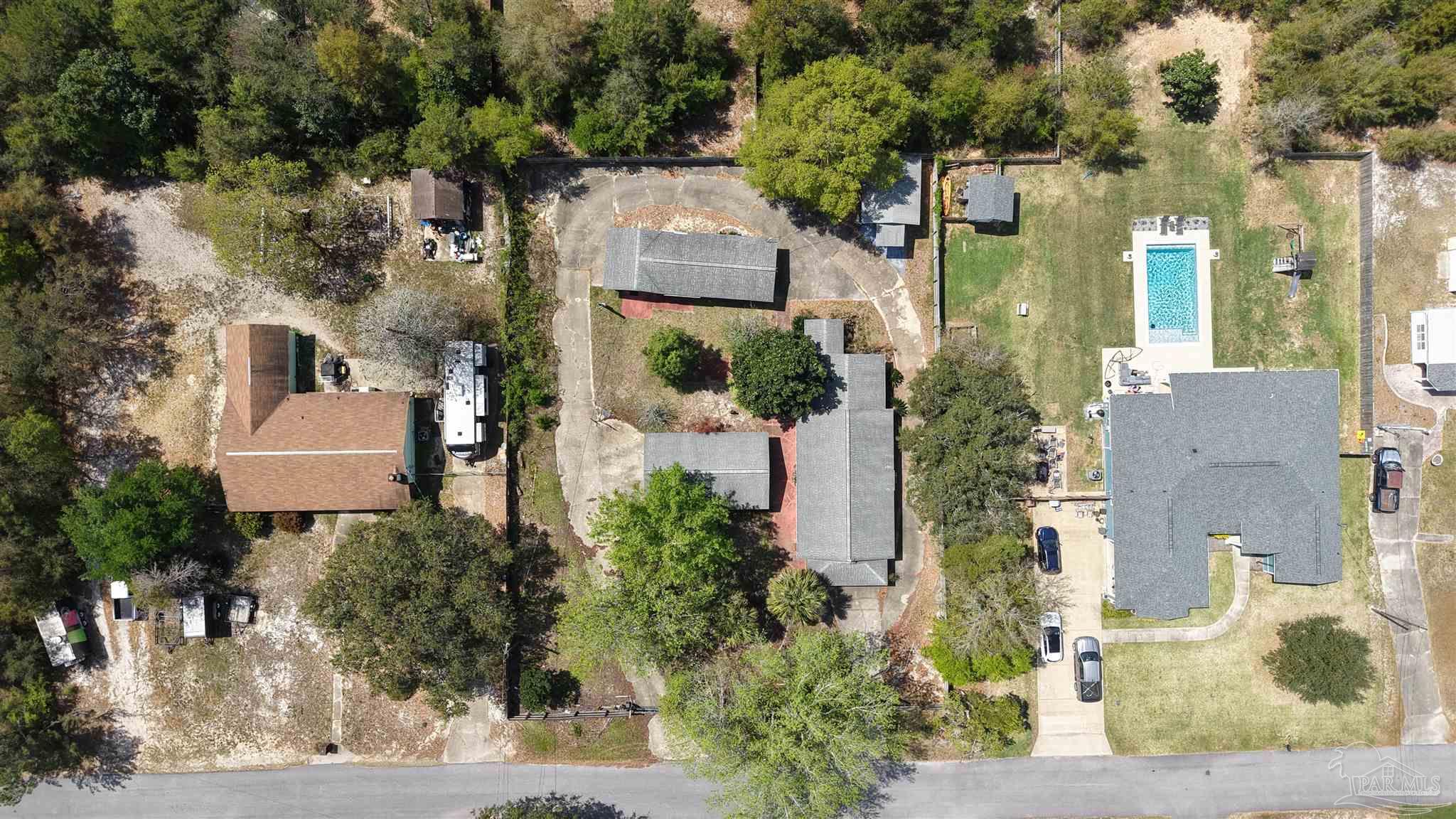 1961 Guseman Road Gulf Breeze, FL 32563 - Photo 37 of 37 an aerial view of a house