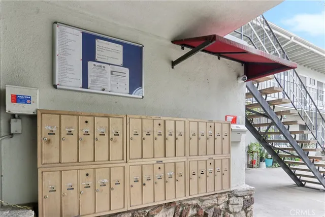 a view of a staircase