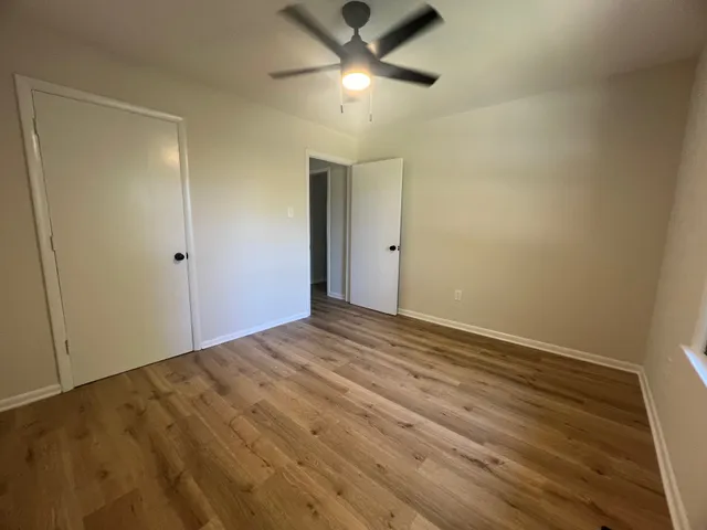 wooden floor in an empty room