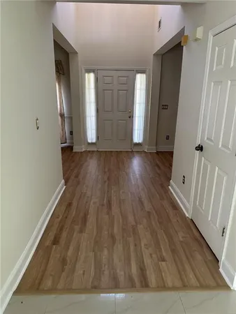 a view of livingroom with hardwood
