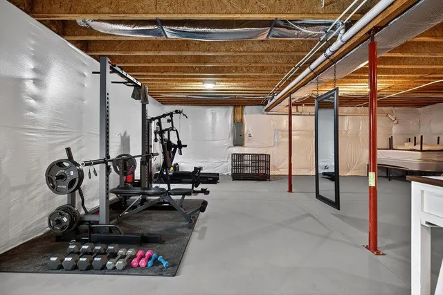 a view of storage and utility room