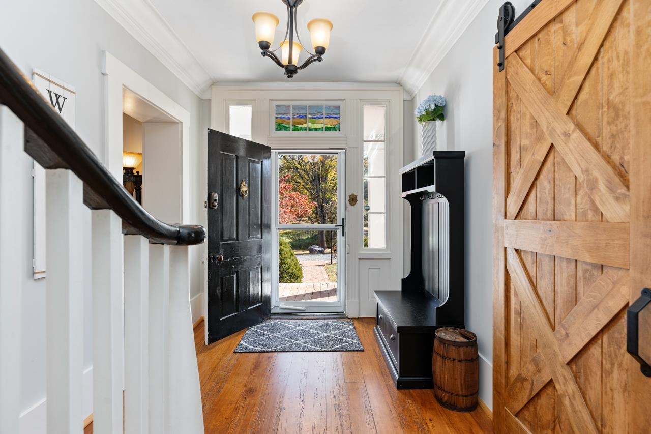 187 Todd Road Mount Sidney, VA 24467 - Photo 16 of 53 a view of entryway with wooden floor and stairs