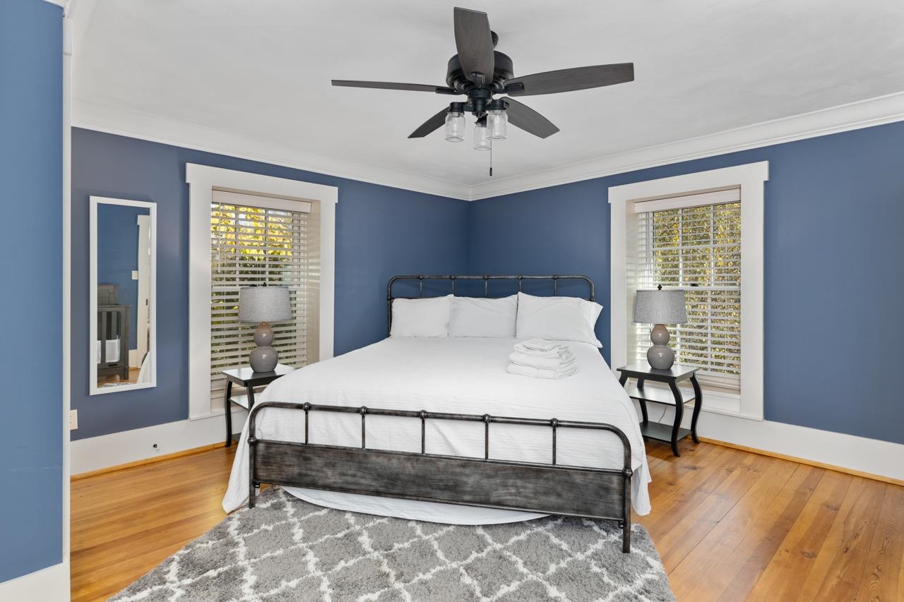 187 Todd Road Mount Sidney, VA 24467 - Photo 36 of 53 a bedroom with a bed and a table