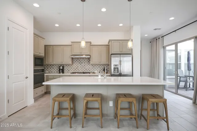 a view of outdoor space with seating area