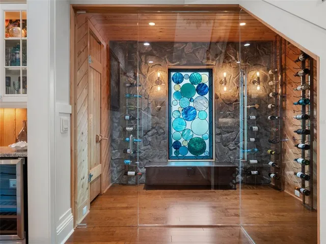 a room with furniture and a window