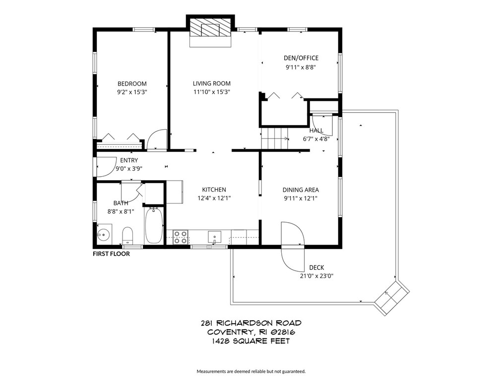 281 Richardson Road Coventry, RI 02816 - Photo 4 of 26 First Floor Layout
