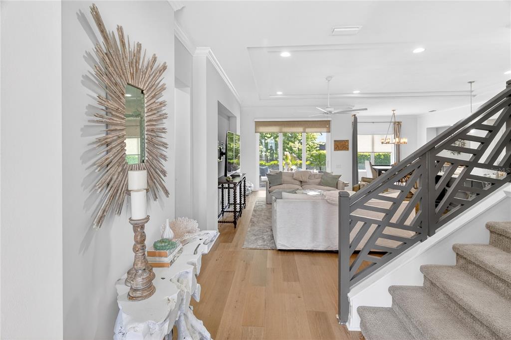 3363 Southwest 115th Terrace Gainesville, FL 32608 - Photo 9 of 43 a living room with furniture and a wooden floor