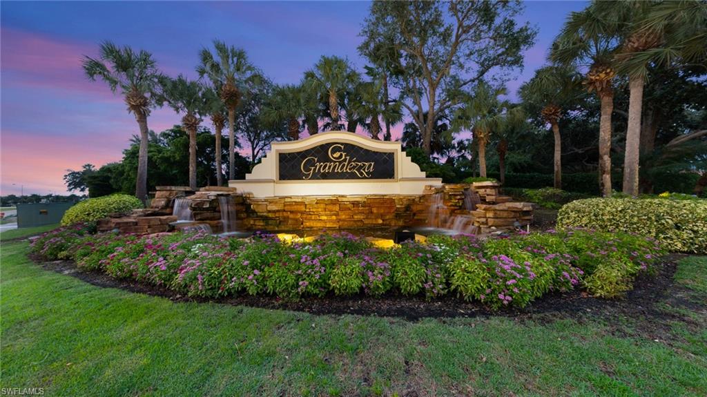 20008 Oak Fairways Court Estero, FL 33928 - Photo 45 of 49 a view of a garden with a house