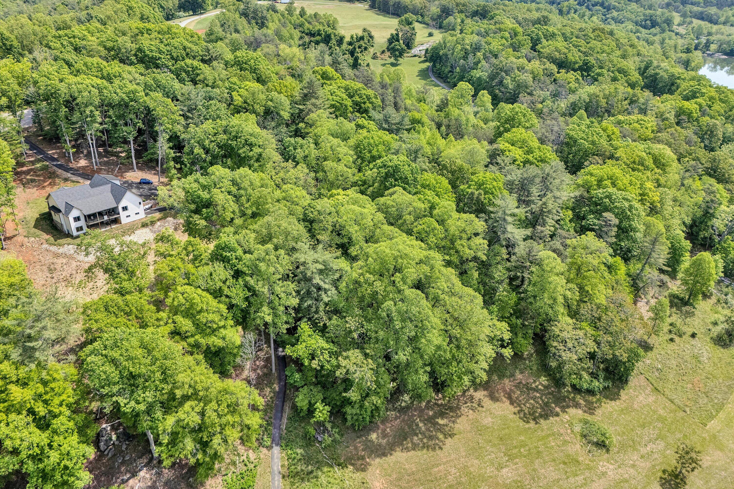 Lot 27 River Rock Road Vinton, VA 24179 - Photo 11 of 28 an aerial view of residential house with outdoor space and trees all around