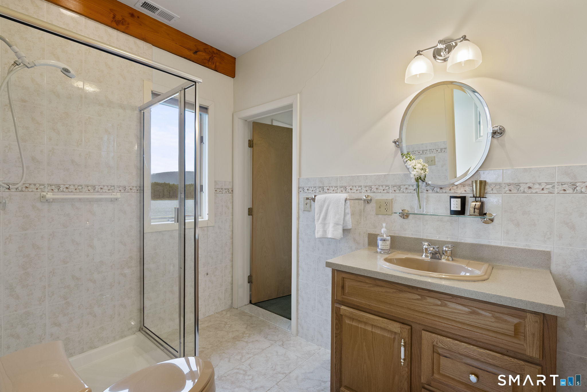 99 Washinee Heights Road Salisbury, CT 06068 - Photo 22 of 34 Primary Bath with access to hallway