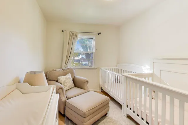 a view of a hallway with closet and entryway