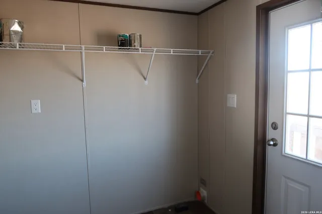 a view of a room with window