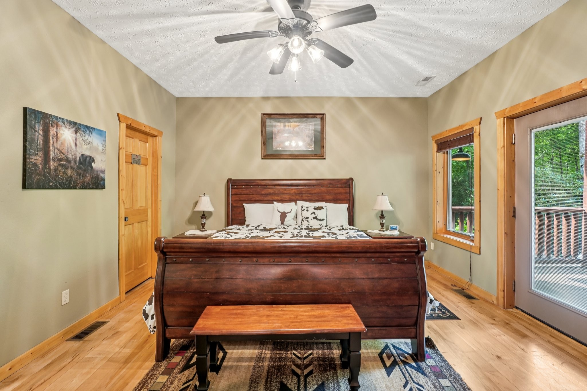 641 Pinnacle Vista Road Gatlinburg, TN 37738 - Photo 41 of 68 a view of a dining room with furniture window and wooden floor