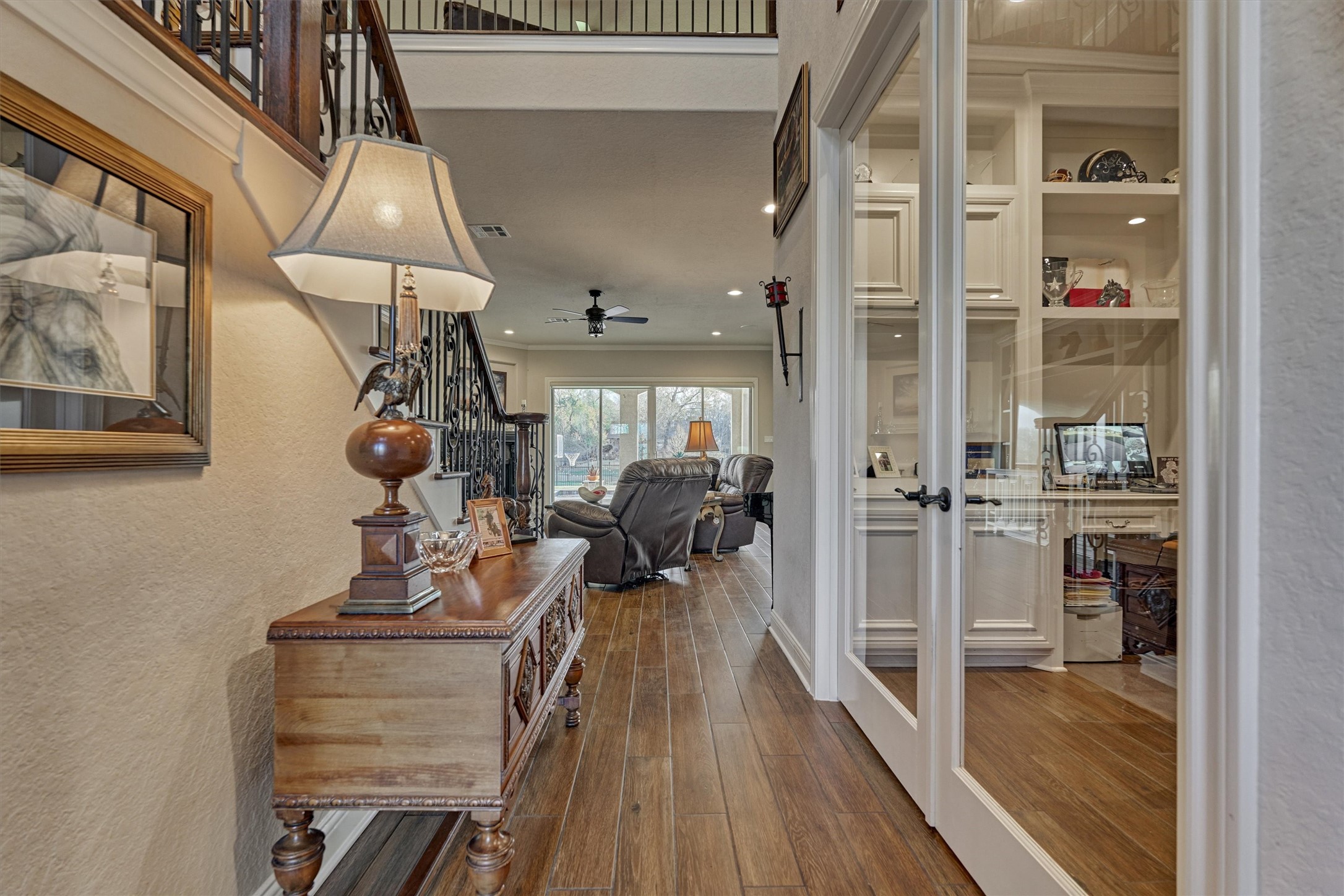 11533 Renaissance Drive Montgomery, TX 77356 - Photo 8 of 49 Just off of the entry, full length glass double doors lead to the home office.