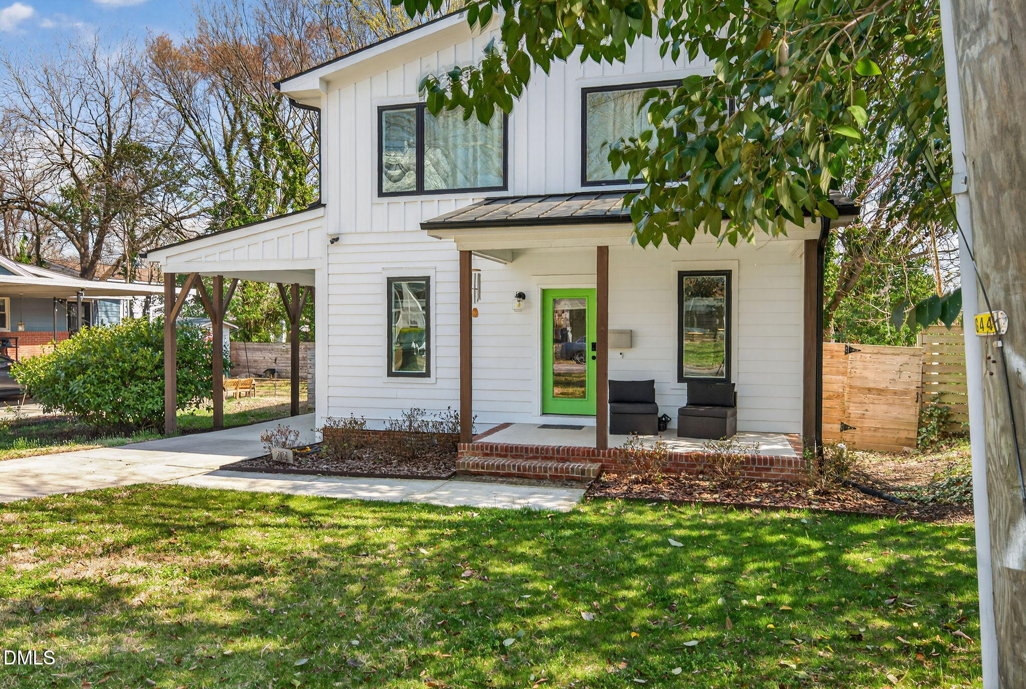 213 Lincoln Court Raleigh, NC 27610 - Photo 3 of 40 a view of a house with backyard and garden