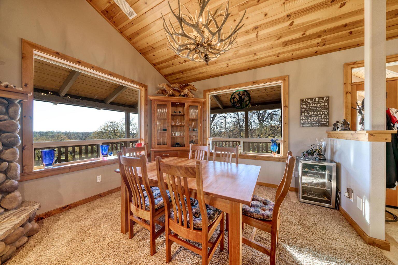 24470 Dersch Road Shingletown, CA 96088 - Photo 20 of 83 Large dining area with views