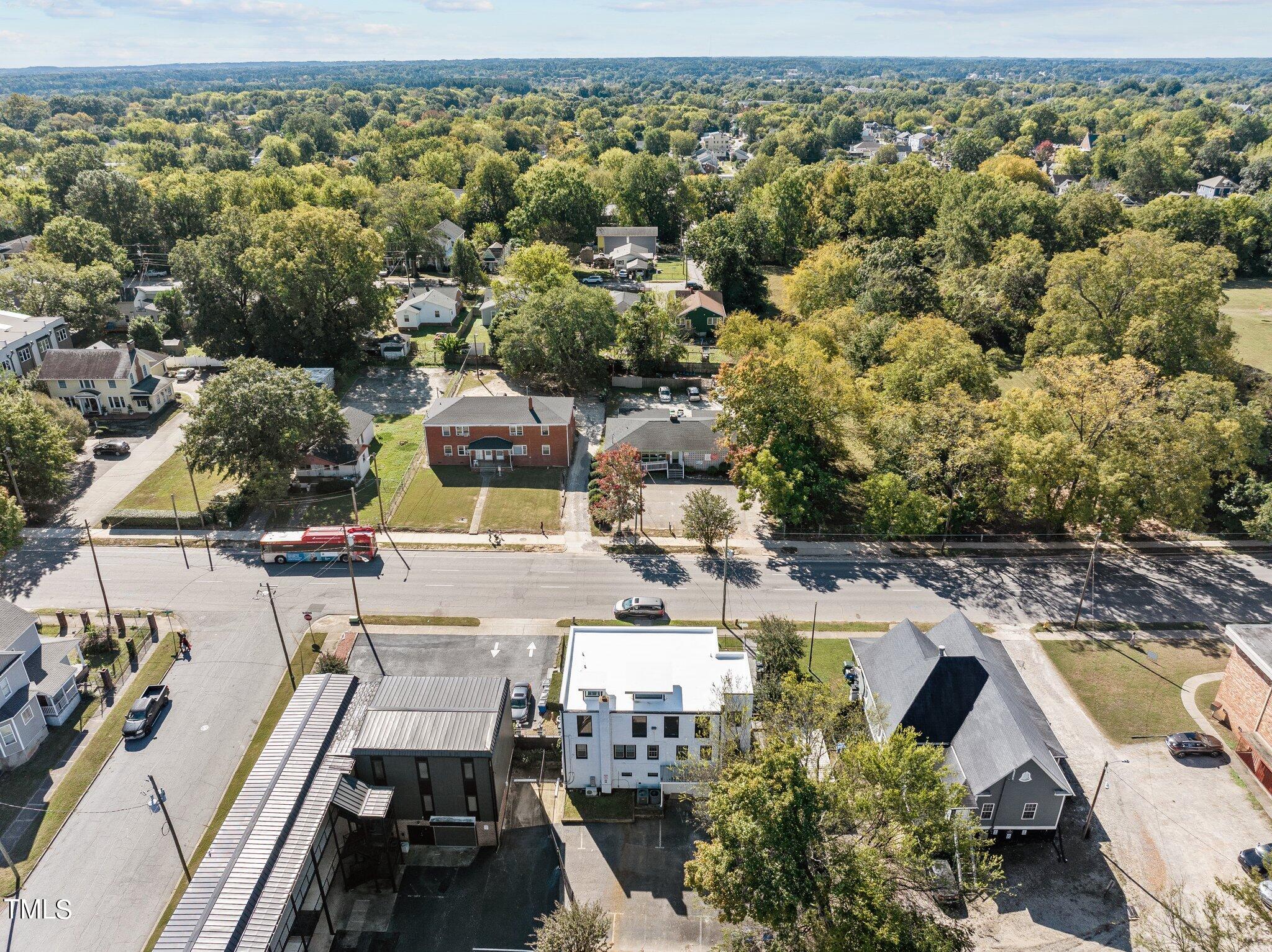 810 East Edenton Street Raleigh, NC 27601 - Photo 30 of 32 an aerial view of a house with a garden