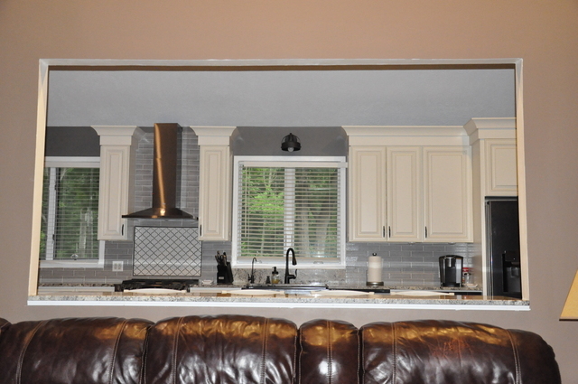 2048 North 3650th Road Serena, IL 60549 - Photo 22 of 82 a view of kitchen with granite countertop a sink and a window
