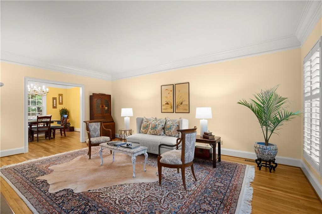 40 Ivy Chase Northeast Atlanta, GA 30342 - Photo 5 of 40 a living room with furniture and wooden floor