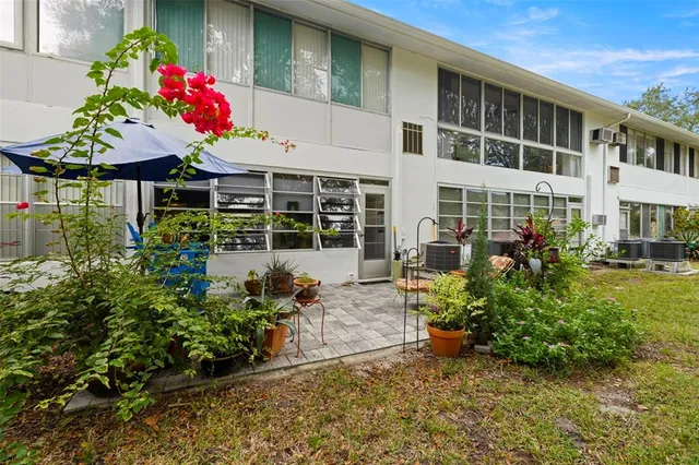a view of swimming pool with garden